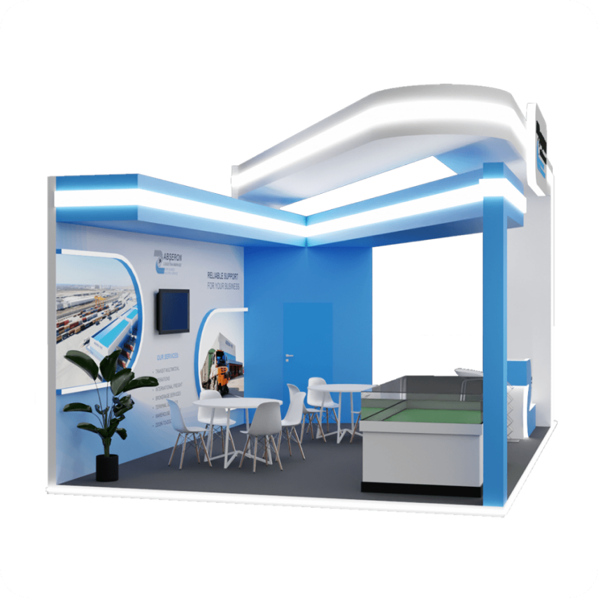 Absheron Logistics Center Exhibition Stand - 3