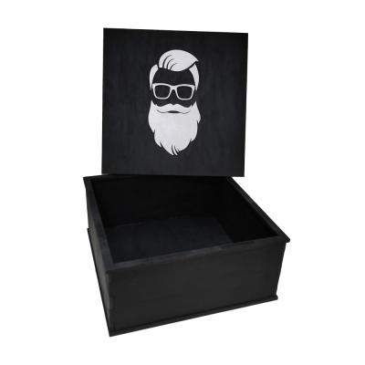 Black Wooden Gift Box for Men - 1