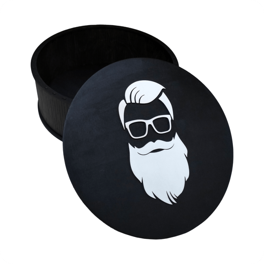 Black Wooden Gift Box for Men - 2