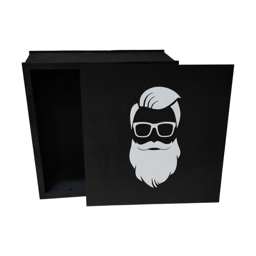 Black Wooden Gift Box for Men - 4