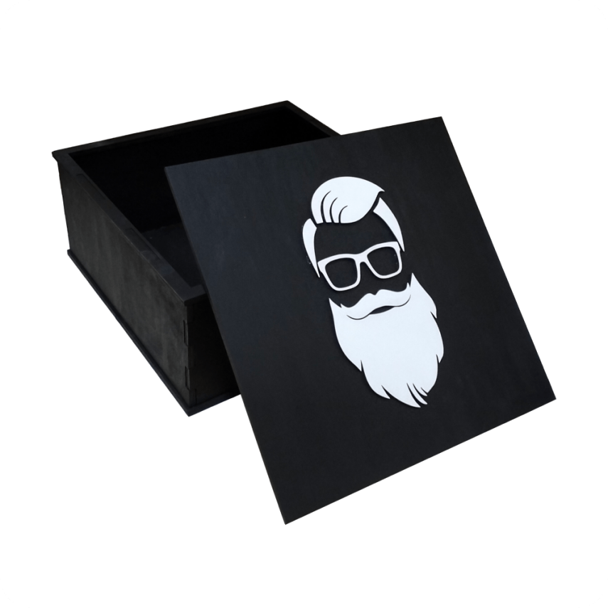 Black Wooden Gift Box for Men - 6
