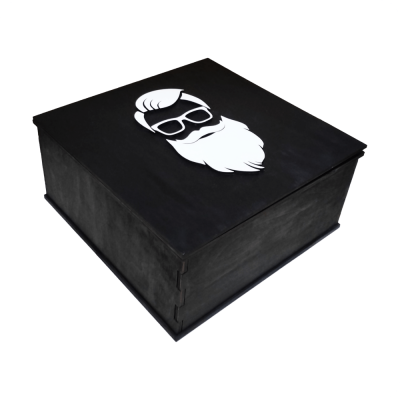 Black Wooden Gift Box for Men - 8