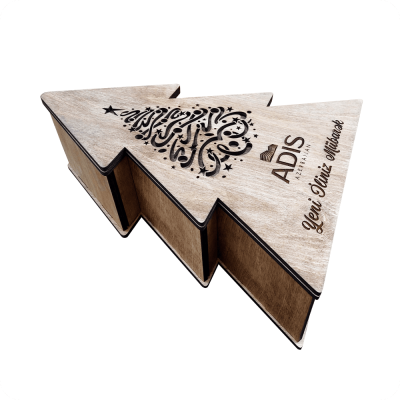 Christmas Tree Shaped Gift Box - 1