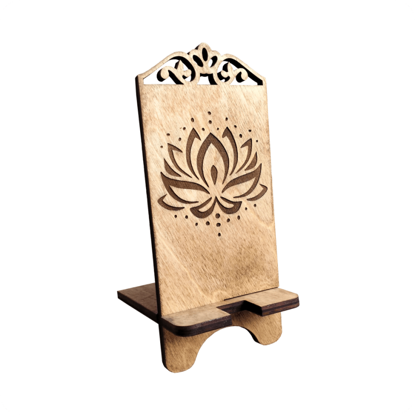 Custom Design Wooden Phone Stand - 1
