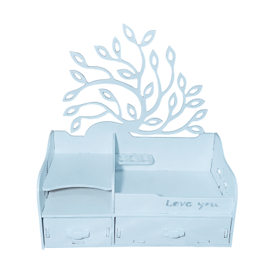 Decorative Wooden Organizer - 2