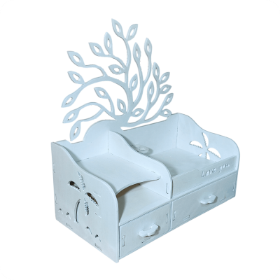 Decorative Wooden Organizer - 3