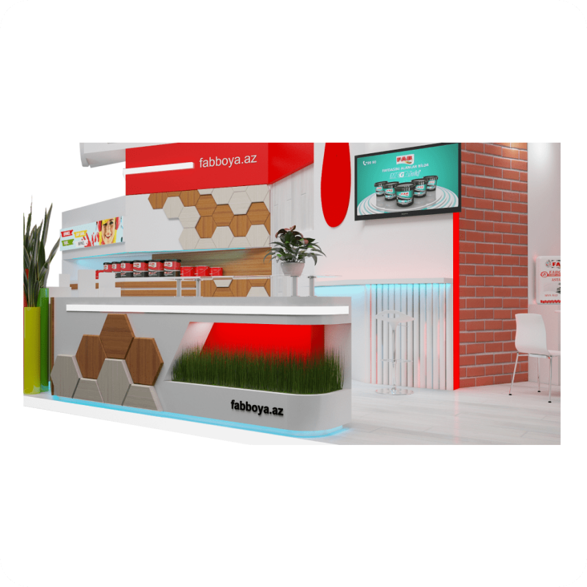 Fab Paint Exhibition Stand - 1