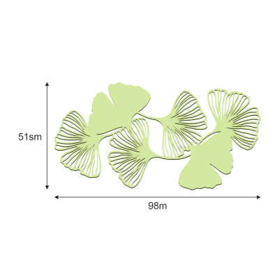 Ginkgo Yarpaqlı Divar Dekoru - 3