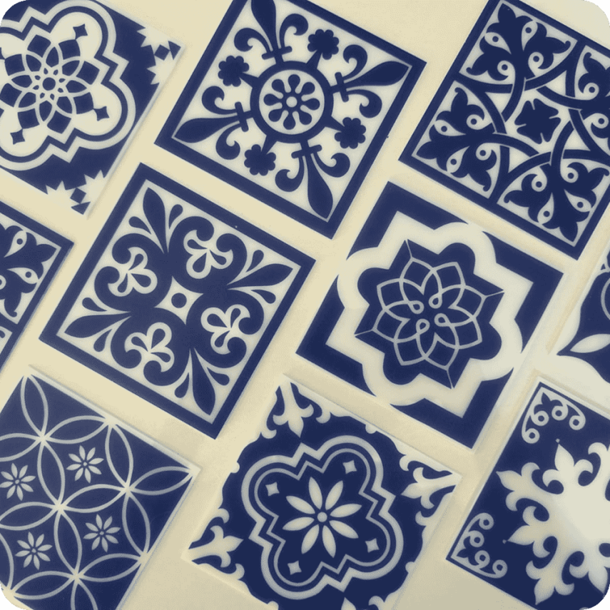 Iznik Pattern Coaster Set - 2