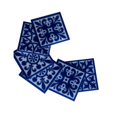 Iznik Pattern Coaster Set - 3