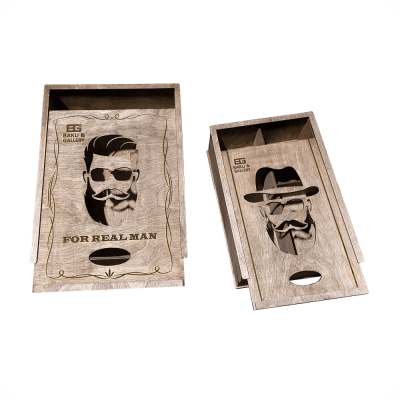 Laser-Cut Wooden Gift Box – 