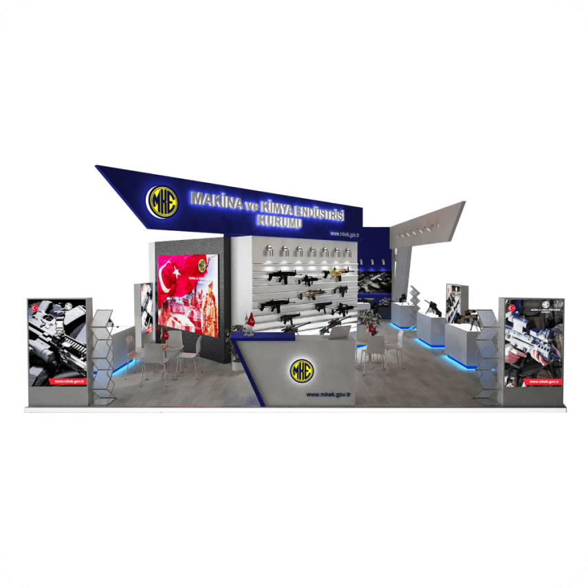Machinery and Chemical Industry Exhibition Stand - 3