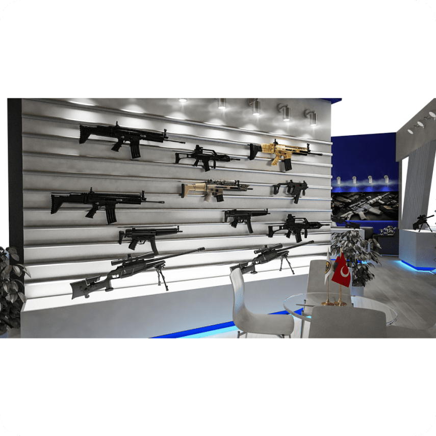 Makina və Kimya Sənayesi Sərgi Stendi - 4