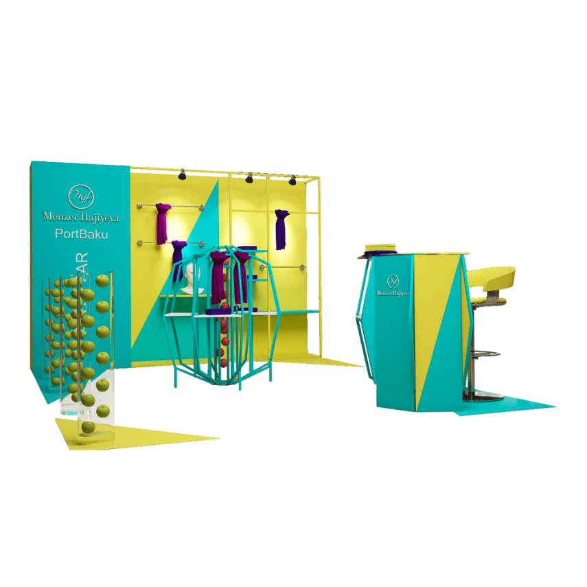 Menzer Hajiyeva Promo and Sales Stand - 1