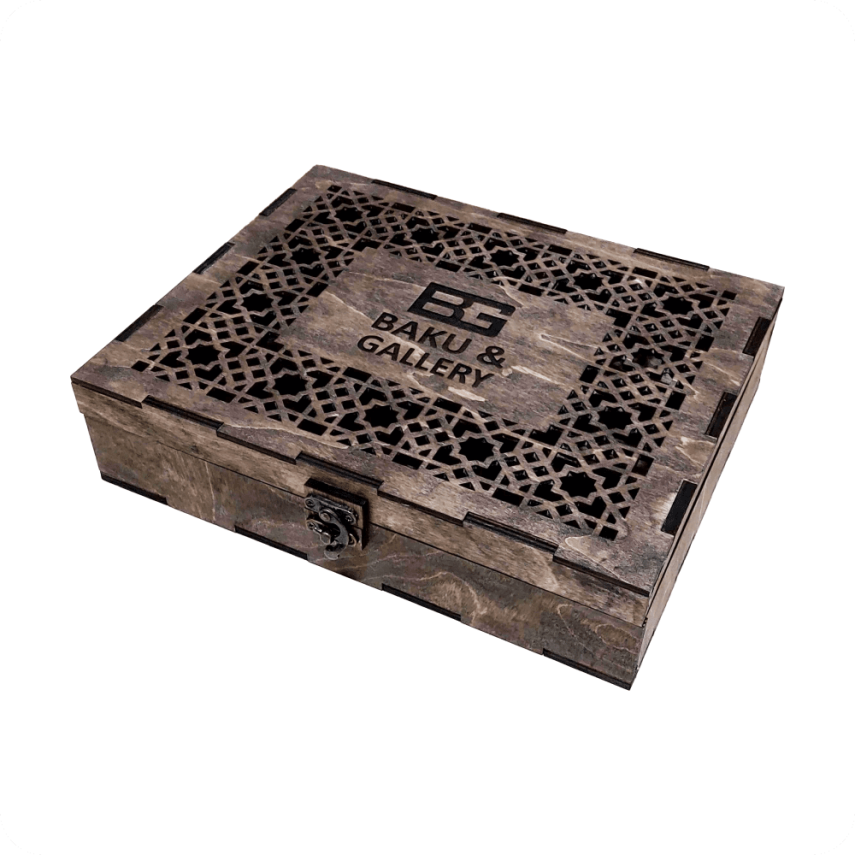 Ornamental Wooden Box with Compartments - 3