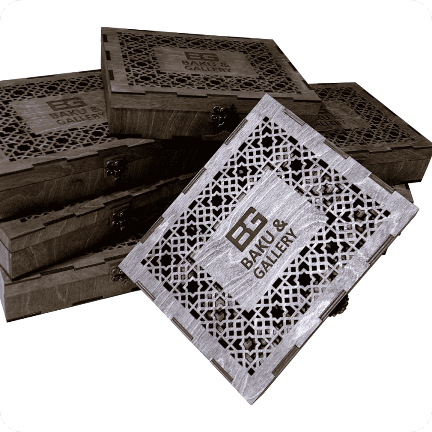 Ornamental Wooden Box with Compartments - 4