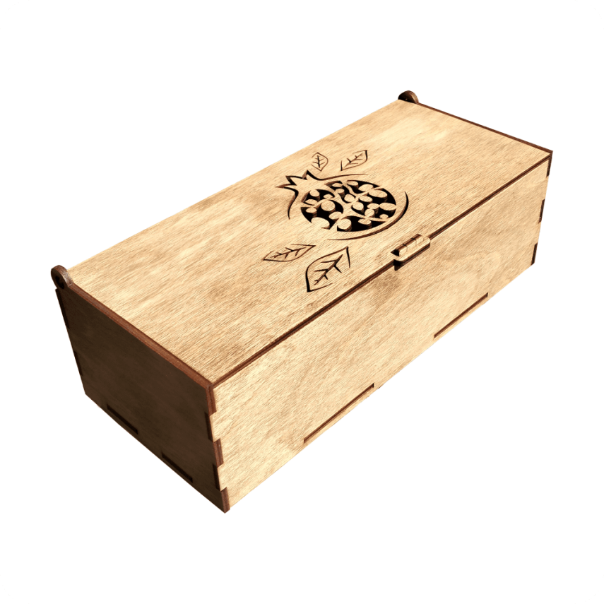 Ornamented Wooden Gift Box - 1