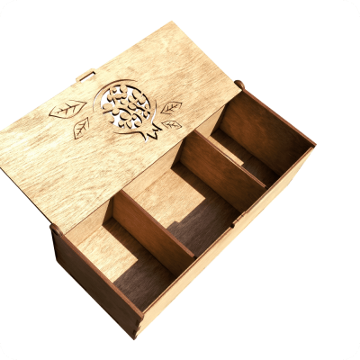 Ornamented Wooden Gift Box - 2