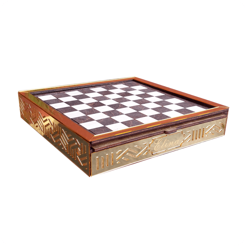 Personalized Wooden Chess Set - 2