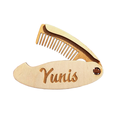 Personalized Wooden Comb - 1