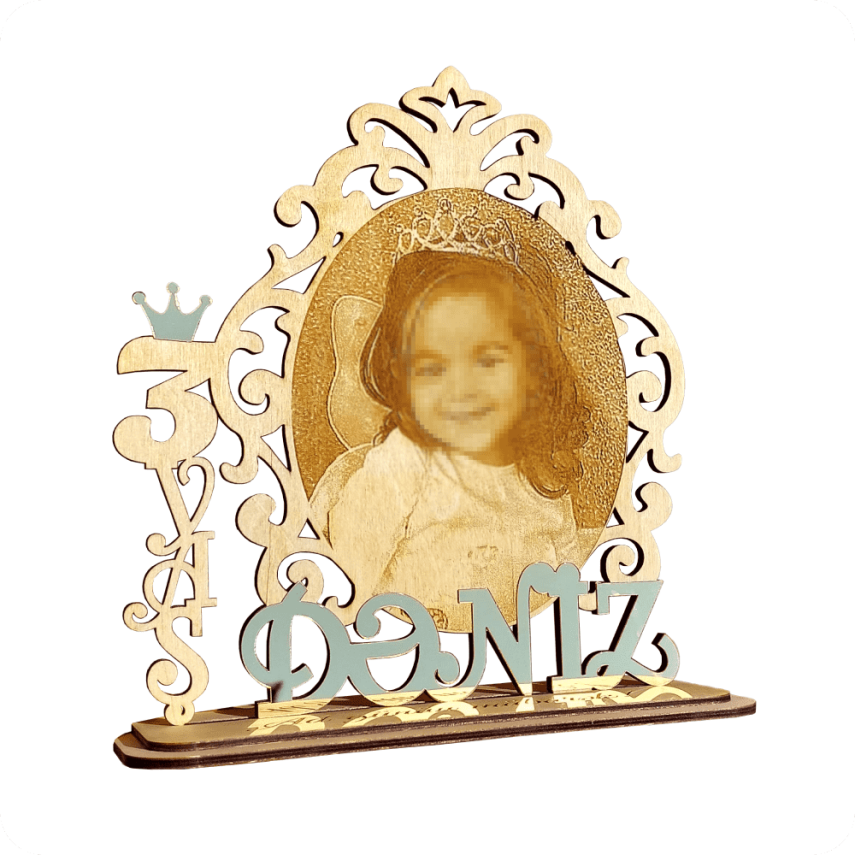 Personalized Wooden Gift – Birthday Decorative Stand - 1