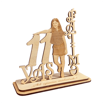 Personalized Wooden Gift – Birthday Decorative Stand - 2