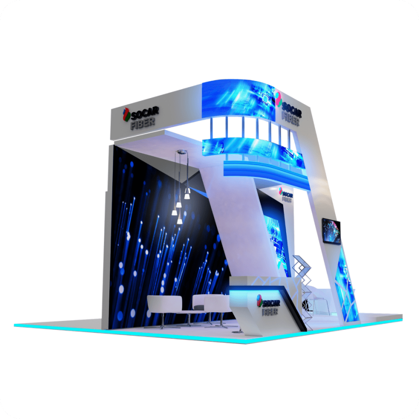 Стенд выставки SOCAR Fiber - 2