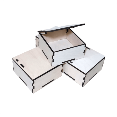 Taxta Hədiyyə Qutusu - 