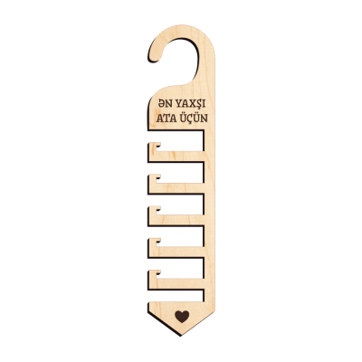 Tie Hanger – “Best Dad Ever” - 1