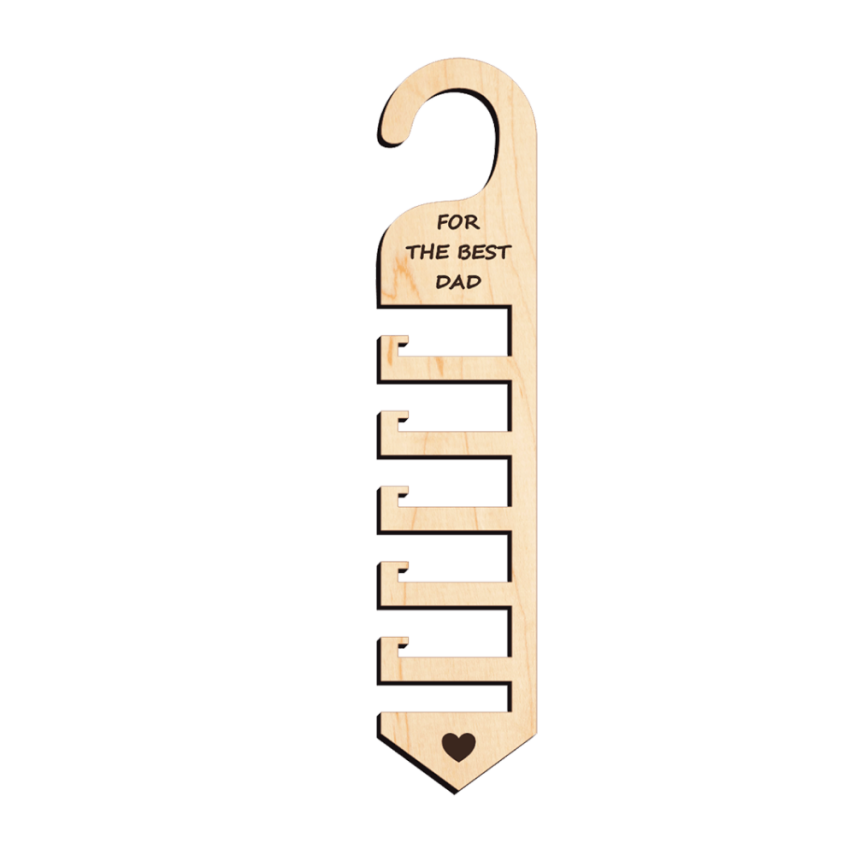 Tie Hanger – “Best Dad Ever” - 3
