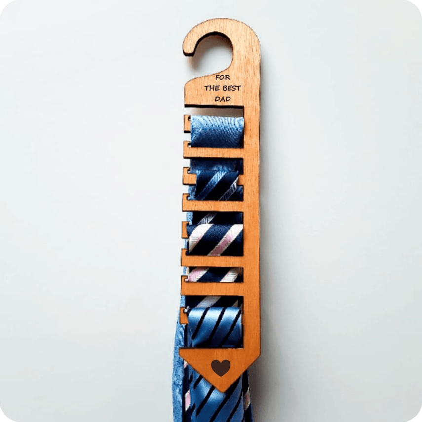 Tie Hanger – “Best Dad Ever” - 4