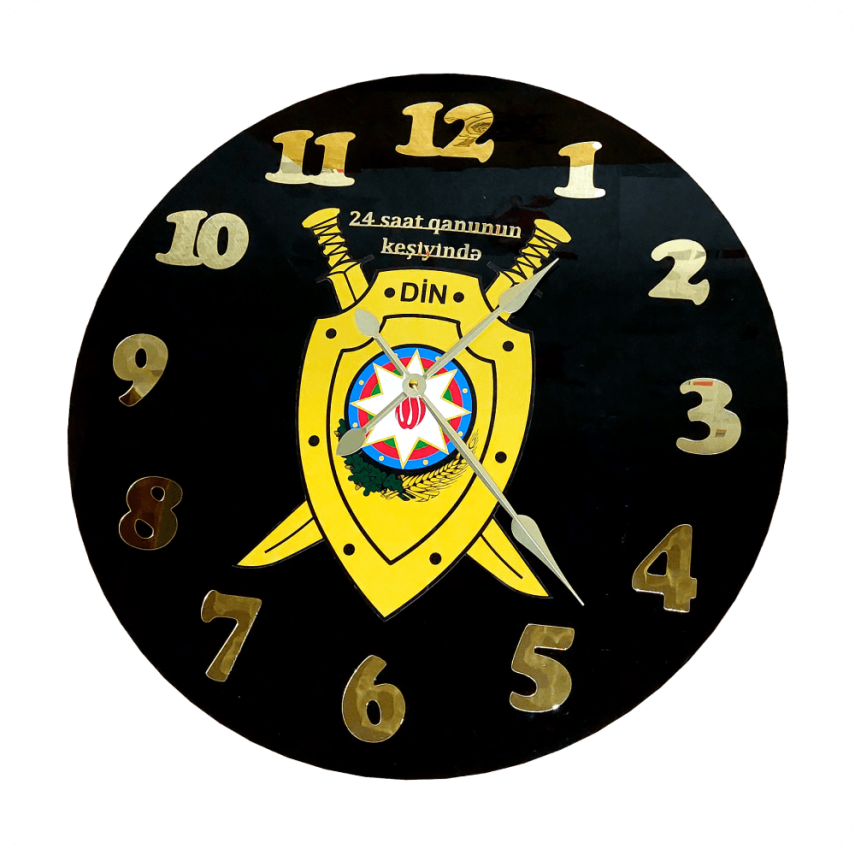 Wall Clock for Ministry of Internal Affairs – “On Guard of Law” - 1