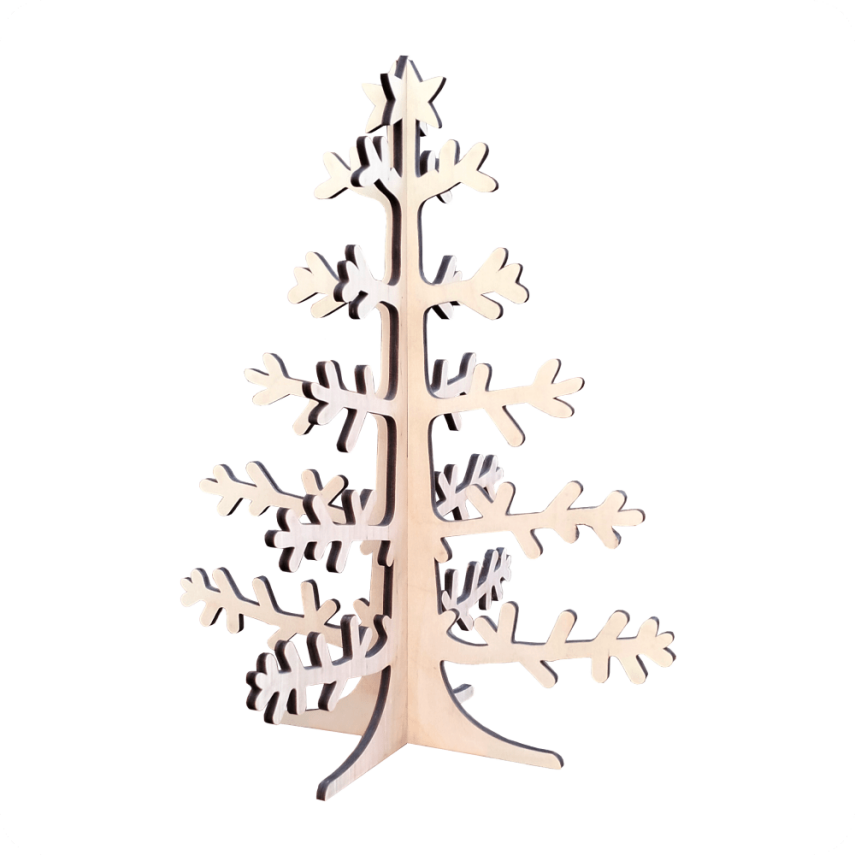 Wooden Christmas Tree – Desktop Decoration - 1