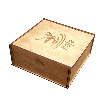 Wooden Coffee Storage Box 