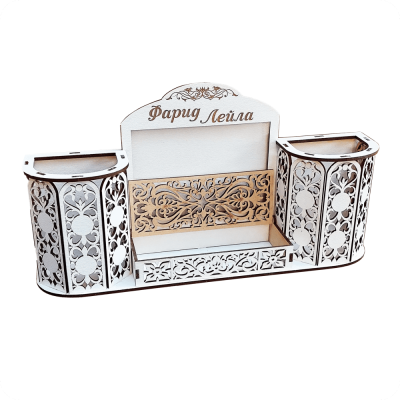 Wooden Desk Organizer - 1