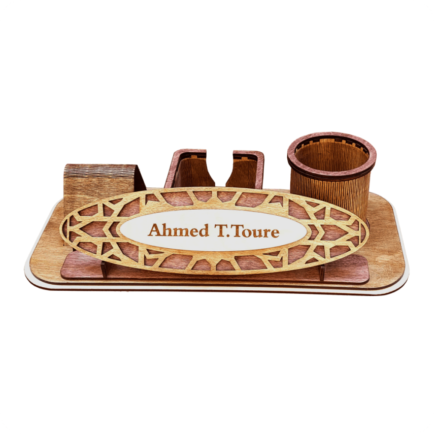 Wooden Desk Organizer - 1