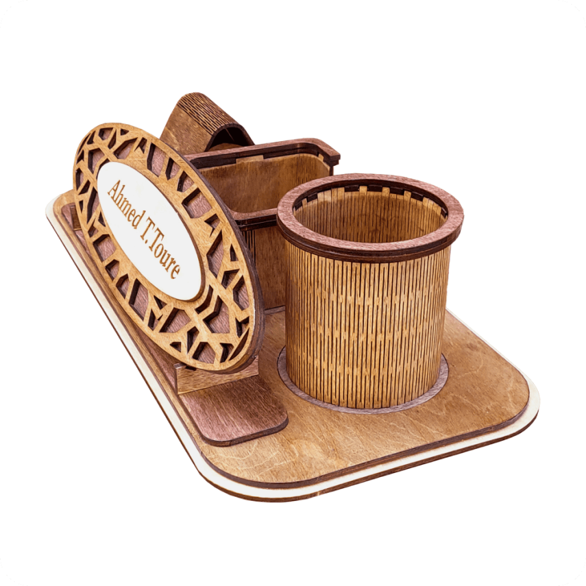 Wooden Desk Organizer - 2