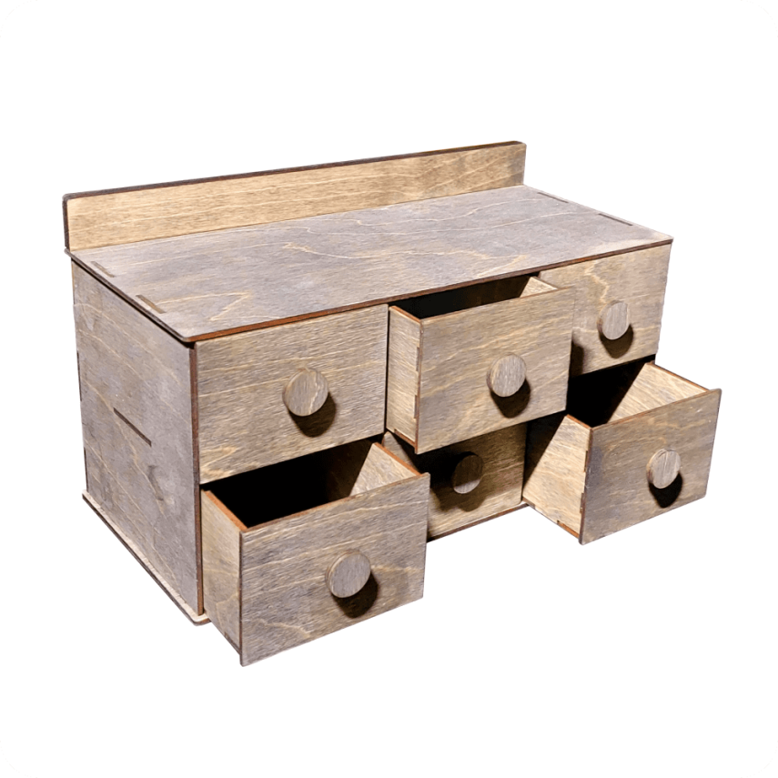 Wooden Drawer Organizer - 1