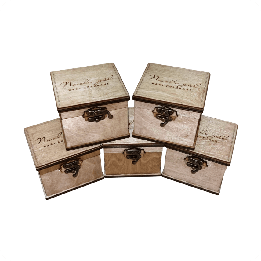 Wooden Gift Box with Logo - 3
