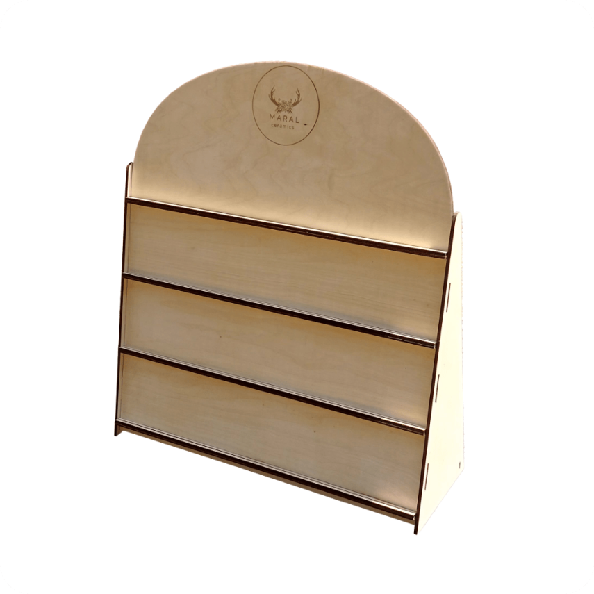 Wooden Tabletop Display Stand - 1