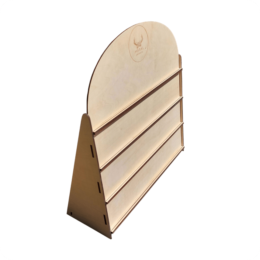 Wooden Tabletop Display Stand - 2
