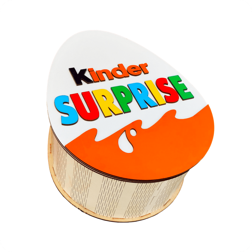 Yumurta Formalı Kinder Hədiyyə Qutusu - 1
